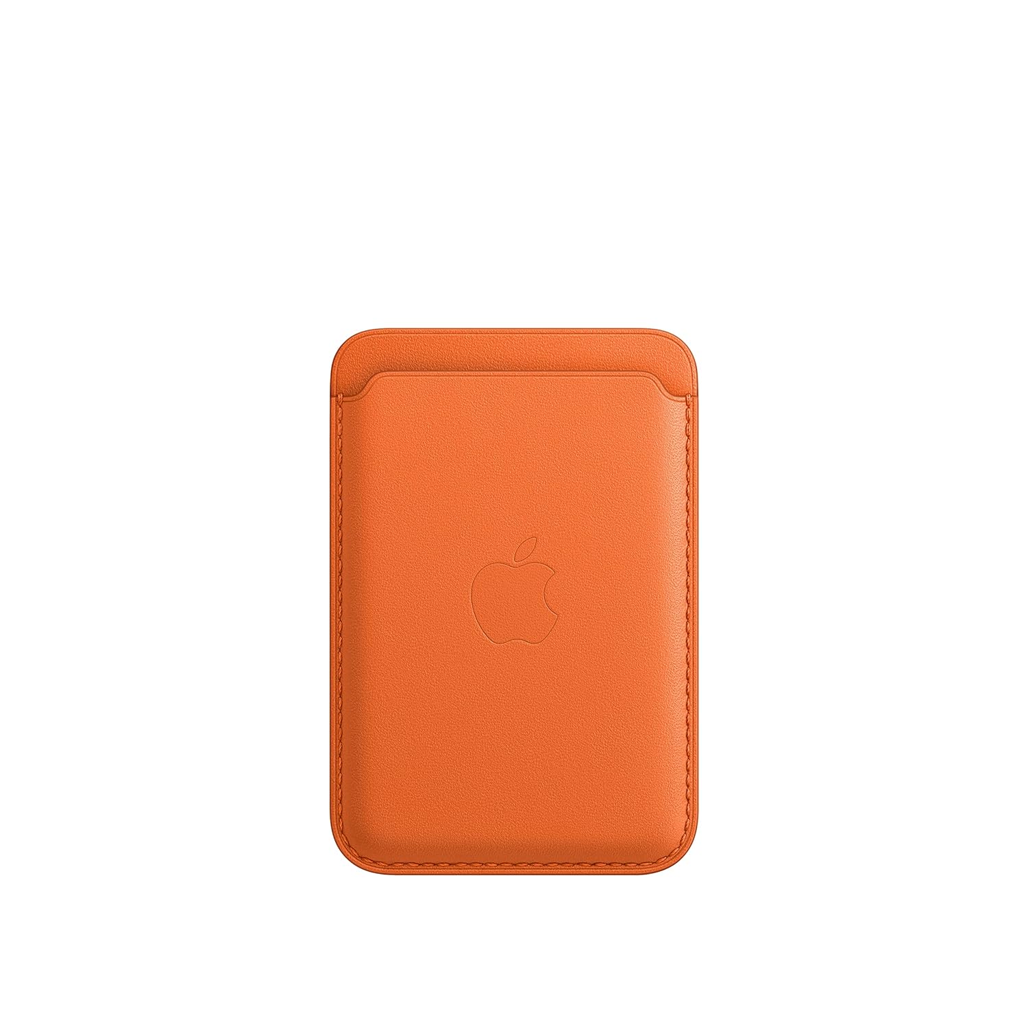 iPhone Leather Wallet with MagSafe – Orange