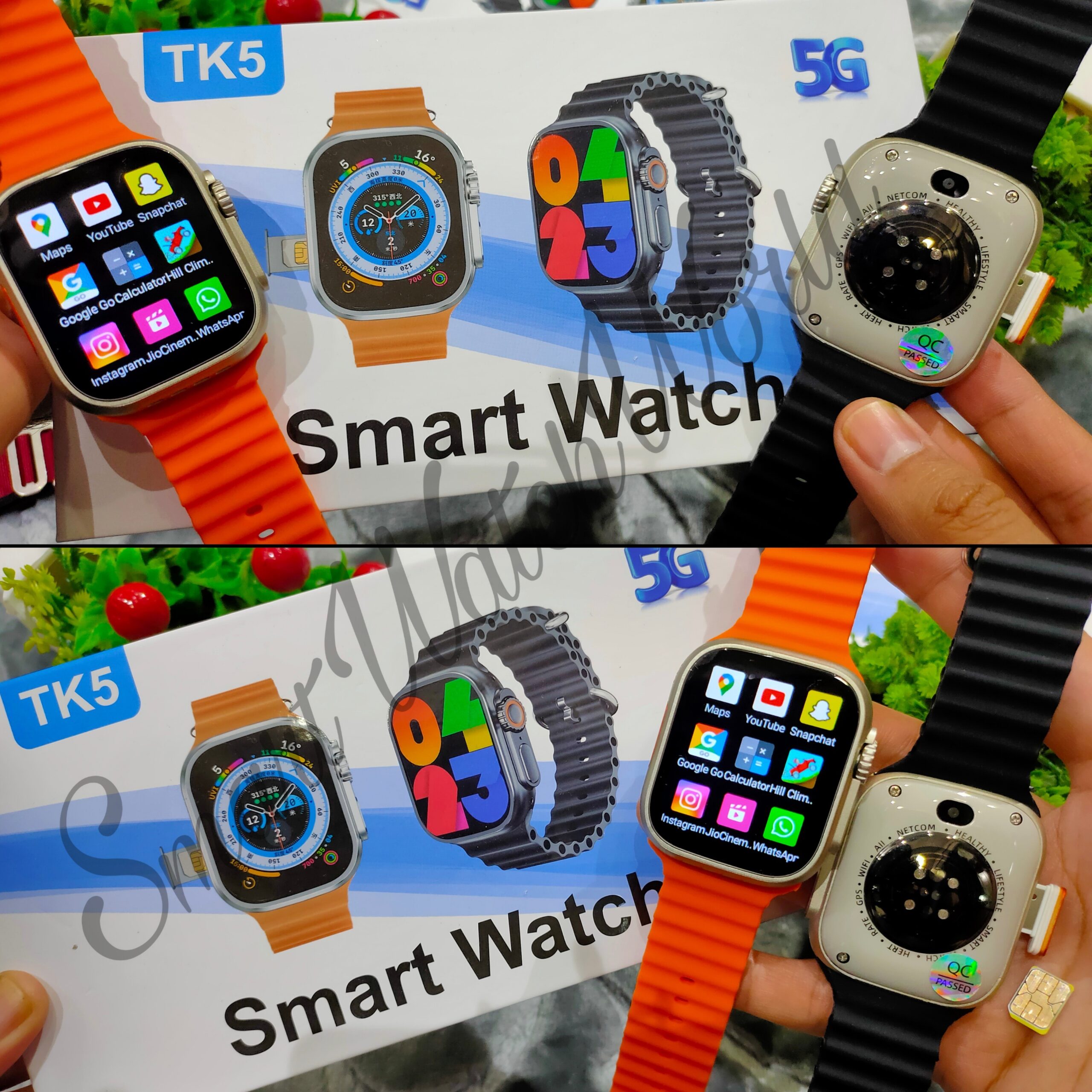Apple TK5 Ultra 5G Sim Android Watch CAMERA ‘4gb Ram+64gb Rom’ Best Watch