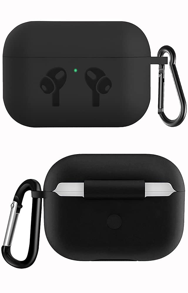 Velfo Front & Back Case for AirPods Pro (Black)