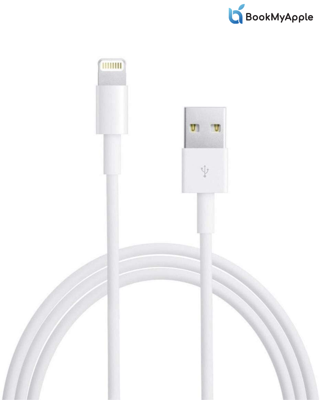 MAK Lightning Cable 2 A 1 m USB to Lightning Cable For Rapid Charging in iOS Devices