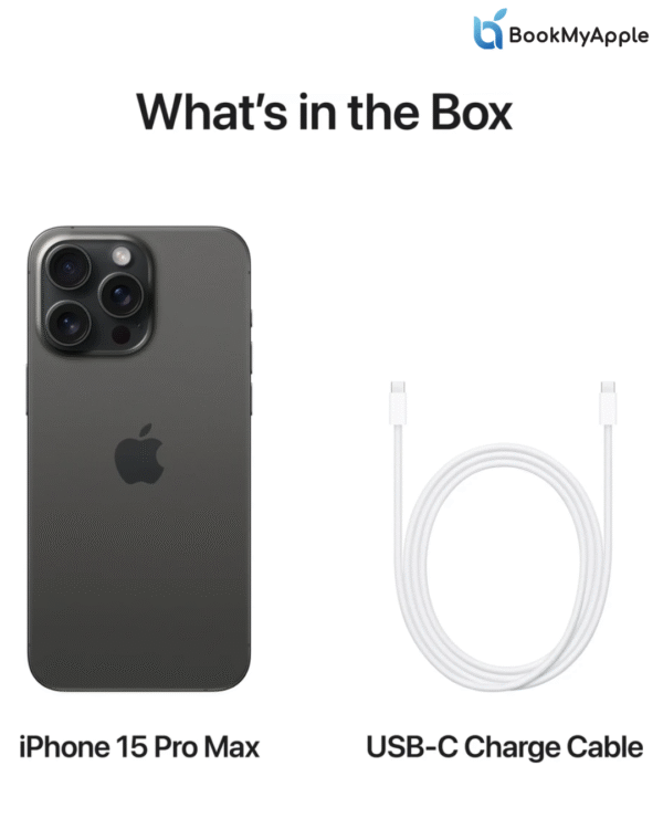 Apple iPhone 15 Pro (128GB, Black Titanium) - Image 3