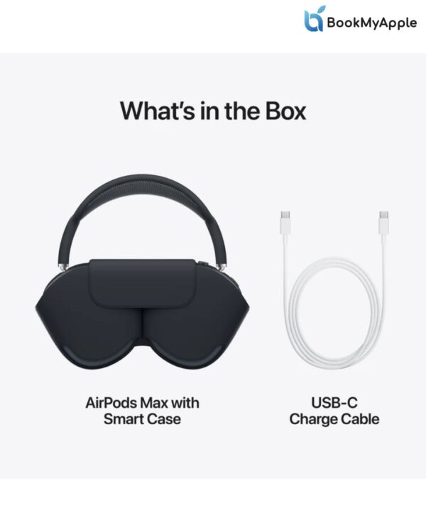 Apple AirPods Max Wireless Over-Ear Headphones, Pro-Level Active Noise Cancellation, Transparency Mode, Personalised Spatial Audio, USB-C Charging, Bluetooth Headphones for iPhone - Image 3