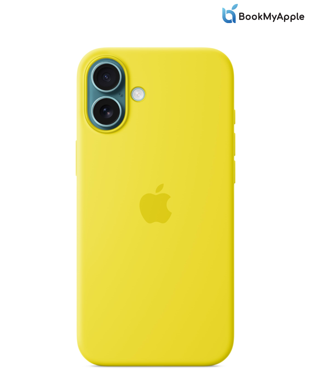 iPhone 16 Plus Silicone Case with MagSafe in Colour Yellow