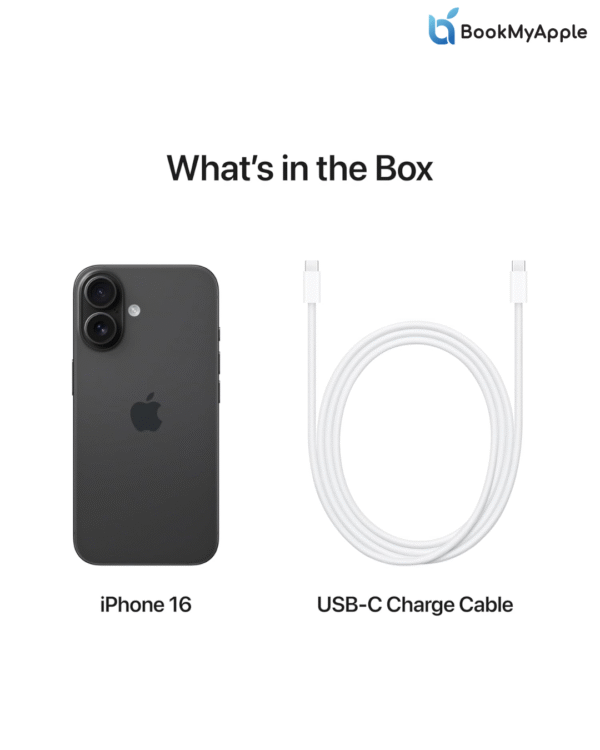 Apple iPhone 16 (128GB, Black) - Image 5
